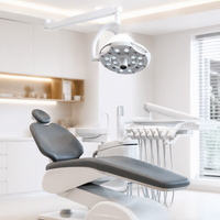 Système de caméra dentaire MedFruition monté au plafond, 4K en option, zoom optique 30X, éclairage chirurgical LED pour clinique et enseignement en direct