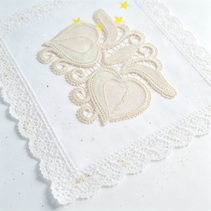 Cuttable Multi Size Cluny <b>Lace</b> Strip For Random Handmade Design And Custom Craft Shape Making - Product Image 2