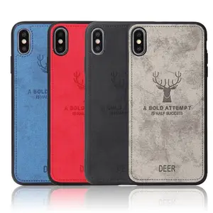 Shockproof TPU Deer Mobile Phone Case Cover For Xiaomi Redmi 10 Phone Case With Cloth Back