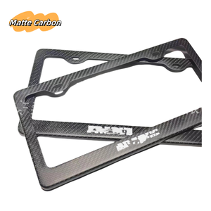 MRD apto para Mercedes Benz Clase <span class=keywords><strong>G</strong></span> versión estándar de EE. UU. coches Marco de placa de matrícula de fibra de carbono sarga Regular y carbono forjado - Product Image 3