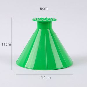 Custom Logo Printed <b>Plastic</b> Snow Scraper Cone Funnel <b>for</b> Car <b>Windows</b> and Household Use - Product Image 4