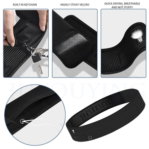 Ceinture de course à pied à grande capacité, invisible, pour le marathon en plein air, rangement pour téléphone, ceinture de sport, sac de course à pied, sacs de jogging - Product Image 2