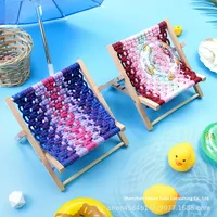Kit de fabrication de support de téléphone pour chaise de plage en macramé, support de tablette réglable à 3 niveaux, décoration d'intérieur, cadeau pour débutants