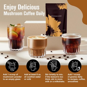 7 in 1 <b>Mushroom</b> <b>Coffee</b> Organic Instant <b>Mushroom</b> <b>Coffee</b> Powder Blend of Multiple Beneficial <b>Mushrooms</b> Fungi Natural Energy Focus - Product Image 4