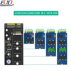 SATA 3.0 22핀 인터페이스를 NGFF M.2 B-Key 2230 2242 2260 2280 M2 SATA SSD 변환 어댑터 카드로 변환 - Product Image 4