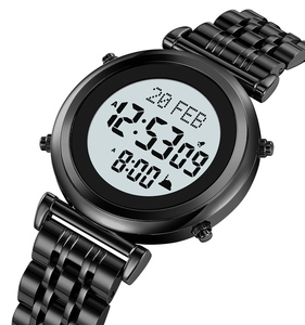 Chất Lượng Tuyệt Vời 2139 Skmei Hồi Giáo Azan Đồng Hồ Đồng Hồ Montre Homme Người Đàn Ông Sang Trọng Tốt Nhất Kỹ Thuật Số Qibla Đồng Hồ Cho Hồi Giáo - Product Image 5