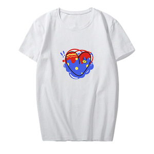 Camiseta Extra Grande <span class=keywords><strong>de</strong></span> Algodón para <span class=keywords><strong>Mujer</strong></span>, con Estampado <span class=keywords><strong>de</strong></span> Dibujos Animados, Diseño Gráfico <span class=keywords><strong>de</strong></span> Personajes, Estilo Informal - Product Image 3