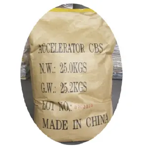 Accélérateur en caoutchouc Produits Chimiques CBS/CZ pour les fabricants de pneus/produits en caoutchouc cas 95-33-0