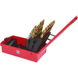 KS TOOLS-330,4623 HSS-Juego de brocas helicoidales TiN en caja de plástico (25 piezas) 1-13mm - EAN 4042146342008 BROCAS - Product Image 1