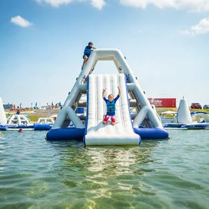 Tobogán Inflable Piramidal de PVC de Grado Comercial, Resistente, para Niños, para Parques Temáticos - Product Image 1