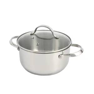 Thép không gỉ soong 5 lớp capsuled dưới cho tất cả các cooktops nhà bếp súp nồi cho nấu ăn