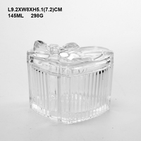 Bocaux en verre Acorn avec couvercles, bocal de stockage de bougies de bonbons alimentaires conteneurs en verre avec couleur personnalisée