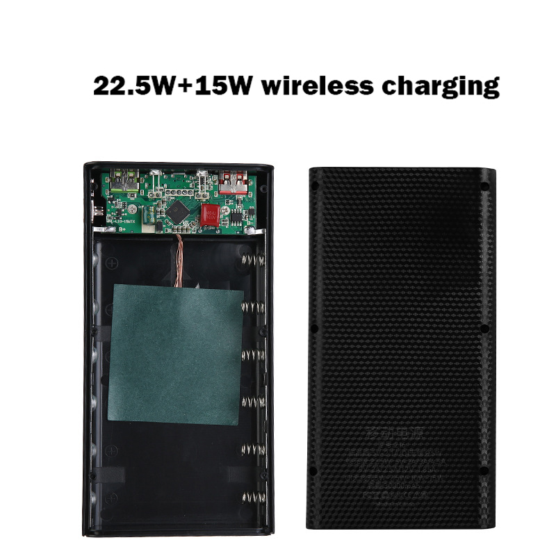 216 Noir Charge rapide 22,5 W + 15 W Charge sans fil