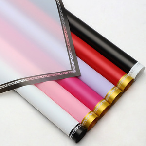 Thường Xanh Thêu Ren Giấy Gói Không Thấm Nước Hoa Hàn Quốc Bó Hoa Giấy Bán Hoa Phụ Kiện Nhà Cung Cấp Gói - Product Image 3