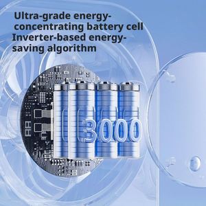Transparent Design Turbo <b>Mini</b> Led Display Portable Small Air Circulation <b>Usb</b> Rechargeable Long Runtime Quiet Desktop <b>Fan</b> - Product Image 4