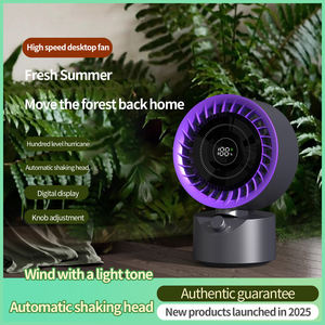 Настольный мини-вентилятор Hxtc88: новый, портативный, персональный, с бесщеточным двигателем, USB-зарядкой, для дома и офиса - Product Image 2