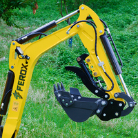 Mini-excavatrice 1,8 tonne en stock aux États-Unis, livraison gratuite, moteur CE EPA, petite excavatrice sur chenilles, livraison sous 3 jours