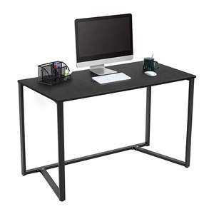 Tables pliantes en bois avec structure métallique, très vendues, pour la maison, le <span class=keywords><strong>bureau</strong></span>, les enfants, les adultes, table d'étude, table de travail, <span class=keywords><strong>bureau</strong></span> pliable pour ordinateur - Product Image 3