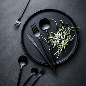מזון כיתה צבעונית נירוסטה flatware סיים סט סכו "ם סט סכו" ם - Product Image 6
