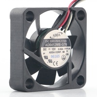 ADDA 5V 24V 48V DC12V 0.08A AC EC 4010 40X40X10MM 4CM Vitesse CPU Mesure Roulement À Billes Commutateur Silencieux AD0412MB-G76 Ventilateur De Refroidissement