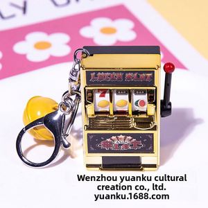 Ensemble de porte-clés mini machine à sous de casino, souvenirs de Las Vegas, pendentifs porte-bonheur jackpot, cadeaux de jeu originaux pour les amateurs de casino - Product Image 6