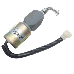 Pièces de machines de construction : Solénoïde d'arrêt 24V FLAMEOUT STOP SWITCH 37V84-56010 - Product Image 1
