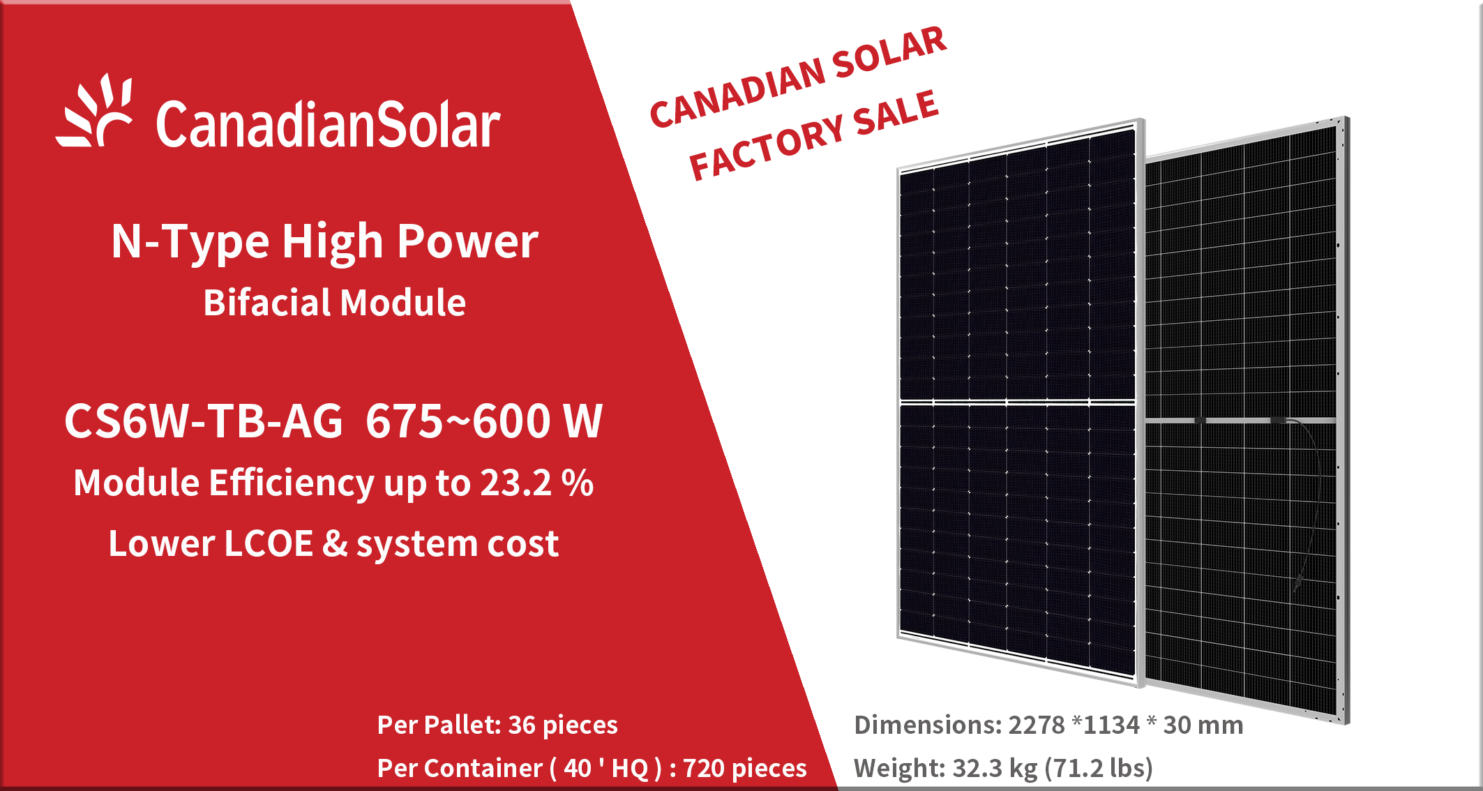 Canadian Solar Panels - High Efficiency Topcon Technology