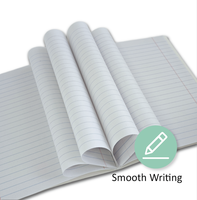 Carnet de notes A5 personnalisé avec logo, couverture en papier blanc, reliure agrafée, impression UV, impression CMJN, carnet de notes avec reliure agrafée