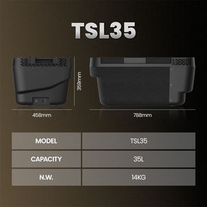 TSL35 Alpicool DC Compresseur Réfrigérateur 12v 24v Voiture Réfrigérateur Congélateur 35l Voiture Mini Réfrigérateur Portable Refroidisseur Électrique pour Voiture <span class=keywords><strong>tesla</strong></span> - Product Image 2