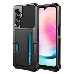 Funda de cuero con diseño deportivo anticaída para Samsung S24 A55 A53 iPhone con <span class=keywords><strong>características</strong></span> magnéticas, funda protectora para teléfono móvil - Product Image 6