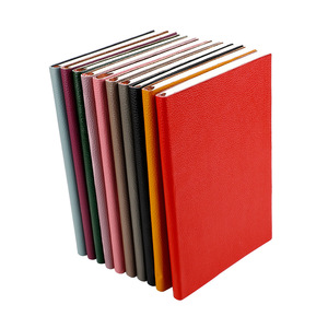 Custom Factory ODM OEM A5 B5 Genuine Leather Fixed Page Notebook Head Layer Cowhide Horizontal Line Journal Simple <b>Diary</b> for Stu - Product Image 1