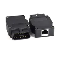 Adaptateur de prise OBD mâle 16 broches pour BMW ENET Ethernet ICOM Code Scanner, connecteur OBD2 16 broches vers port d'interface Internet pour voiture BMW
