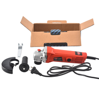 Meuleuse d'angle professionnelle 125 mm/5 pouces 220/110 V avec interrupteur coulissant, disque de meulage, usage industriel, certifiée CE, garantie 1 an