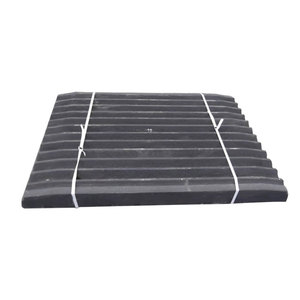 Placa de trituradora de mandíbulas Shan Bao ZGMn13/18/22 de larga duración, piezas de fundición duraderas resistentes al desgaste, tratadas térmicamente para minería de caliza y granito - Product Image 2