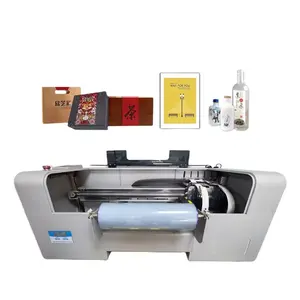 Sticker Film Printer with 300mm AB films for Transfer Printing for all kinds of products UV printer for logos