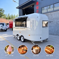 Remorque alimentaire personnalisée Belyoo, camion à café mobile remorquable, chariot à snacks pour les foires alimentaires