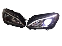 Ensemble de phares LED 6000K 12V 6000 Lumens 50W pour Mercedes Classe C W205 2019-2021, phare de voiture A2059067403 A2059067303