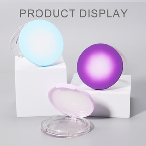 Caja Redonda Grande Personalizada con Logotipo para Contorno de Ojos, Estuche para Sombra de Ojos, Paleta de Sombra de Ojos Individual, Caja Vacía de Plástico para Iluminador y Contorno - Product Image 3