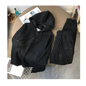 Nouveau épaissir sweats à capuche Plus velours ample pull à capuche Leggings <span class=keywords><strong>pantalon</strong></span> ensemble costume sport loisirs costume femmes - Product Image 1