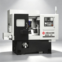 Tour CNC de précision à double broche MDD haute efficacité pour usinage intensif avec banc à haute rigidité et commande intégrée