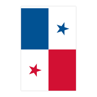 Ventes directes des fabricants de drapeaux Panama 14*21cm pour les fans de décoration de vacances