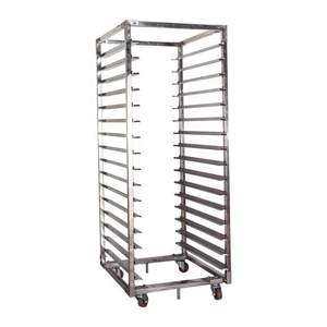 <span class=keywords><strong>Chariot</strong></span> <span class=keywords><strong>de</strong></span> service mobile multi-niveaux en acier inoxydable résistant à la corrosion pour la restauration, le secteur médical, le stockage industriel et le transport - Product Image 5