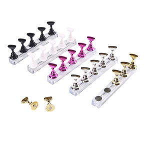 Acrylic <b>Practice</b> Display Stand <b>Nail</b> Art Magnetic Chess Tip Holder Salon Manicure Training Showing Color Chart Tool Board Set - Product Image 4