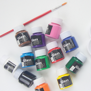 Ensemble <span class=keywords><strong>de</strong></span> peinture acrylique fluide non toxique professionnel <span class=keywords><strong>de</strong></span> 12 couleurs, 25 ml, pour aquarelle/verre/céramique/<span class=keywords><strong>toile</strong></span>/papier - Product Image 2