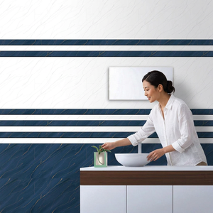 Carreaux de céramique émaillés effet marbre design japonais 12x18 300x450mm pour murs, sols, intérieur, hôtel, cuisine, salle de bain, extérieur - Product Image 6