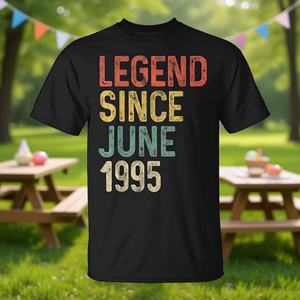 T-shirt Legend Since June 1995, cadeau du 30e anniversaire pour les 30 ans - Product Image 3