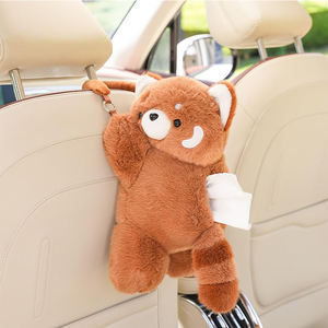 Nouveau design de boîte à mouchoirs en peluche V046 housse de boîte à mouchoirs décorative en peluche sac à mouchoirs de voiture suspendu à la voiture bureau à domicile - Product Image 4
