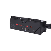 Panneau avant pour ordinateur, livraison gratuite, 4 ports USB 3.0, panneau avant Audio
