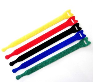 Thân thiện với môi trường tự dính T-Type Nylon quan hệ cáp linh hoạt tổ chức cho cáp dữ liệu và Tai nghe móc và vòng lặp công nghệ - Product Image 1