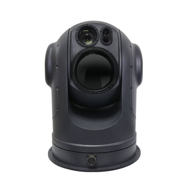 A380 Ship-Mounted Optical Thermal PTZ Gyro Stabilized Marine Camera 90X Optical Zoom 30KM Night Vision IP67 Anti-Corrosion